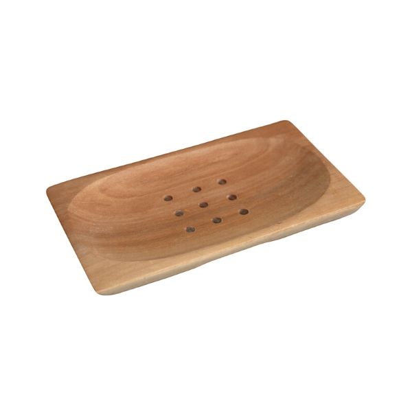 Mahogany Wood Soap Dish - Rectangle